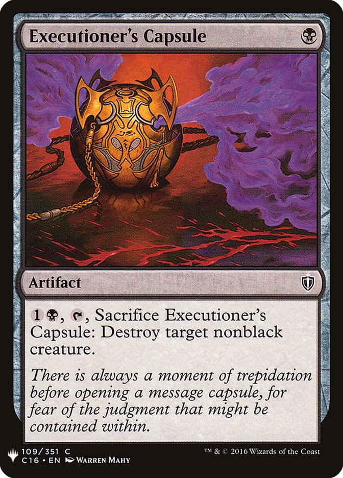Executioner's Capsule [Mystery Booster] | Deep Dive Games St. Marys