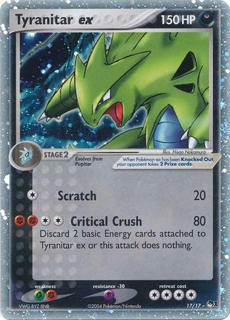 Tyranitar ex (17/17) (Holo) [POP Series 1] | Deep Dive Games St. Marys