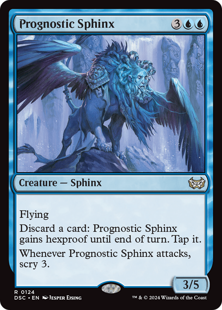 Prognostic Sphinx [Duskmourn: House of Horror Commander] | Deep Dive Games St. Marys