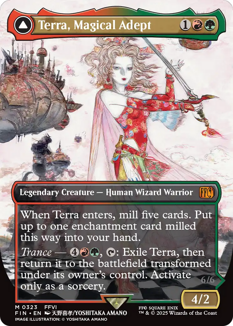 Terra, Magical Adept // Esper Terra (Borderless) [FINAL FANTASY] | Deep Dive Games St. Marys