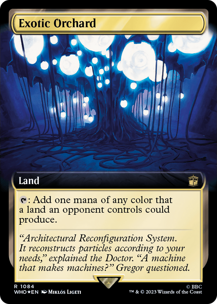 Exotic Orchard (Extended Art) (Surge Foil) [Doctor Who] | Deep Dive Games St. Marys