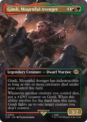 Gimli, Mournful Avenger (Borderless Alternate Art) [The Lord of the Rings: Tales of Middle-Earth] | Deep Dive Games St. Marys