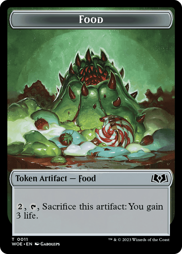 Mouse // Food (0011) Double-Sided Token [Wilds of Eldraine Tokens] | Deep Dive Games St. Marys