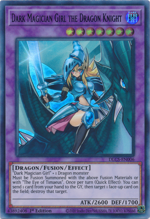 Dark Magician Girl the Dragon Knight (Purple) [DLCS-EN006] Ultra Rare | Deep Dive Games St. Marys