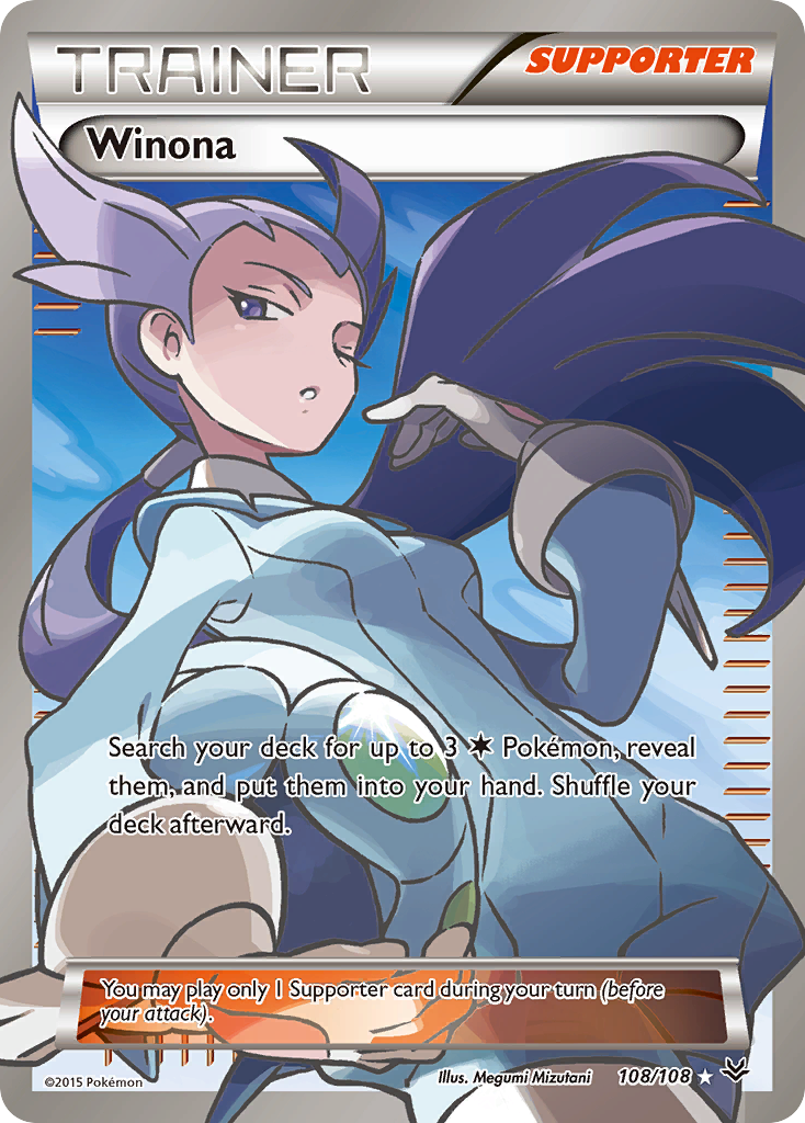 Winona (108/108) [XY: Roaring Skies] | Deep Dive Games St. Marys