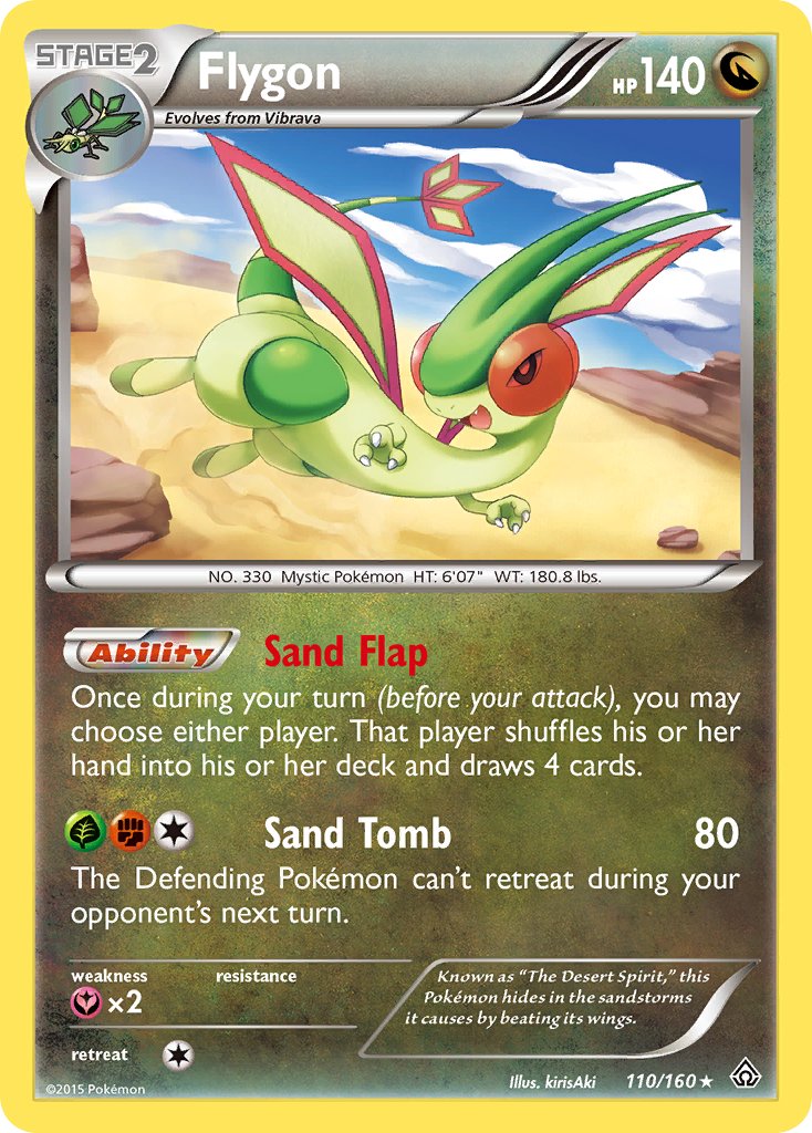 Flygon (110/160) (Cosmos Holo) (Blister Exclusive) [XY: Primal Clash] | Deep Dive Games St. Marys