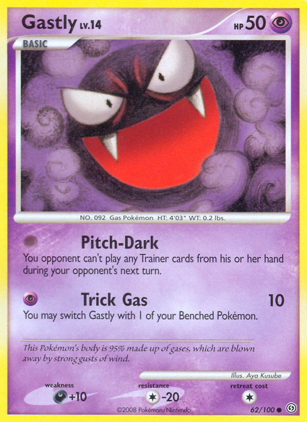 Gastly (62/100) [Diamond & Pearl: Stormfront] | Deep Dive Games St. Marys