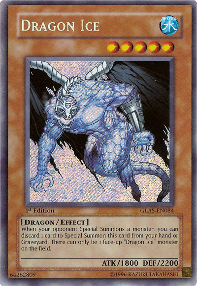 Dragon Ice [GLAS-EN084] Secret Rare | Deep Dive Games St. Marys