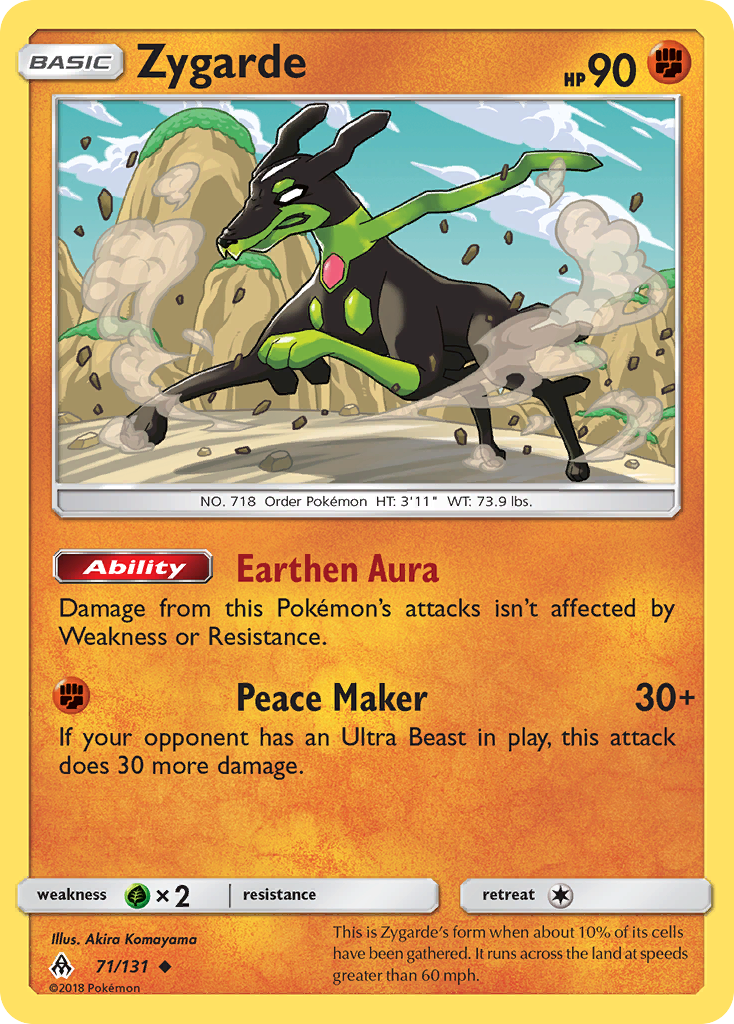 Zygarde (71/131) [Sun & Moon: Forbidden Light] | Deep Dive Games St. Marys