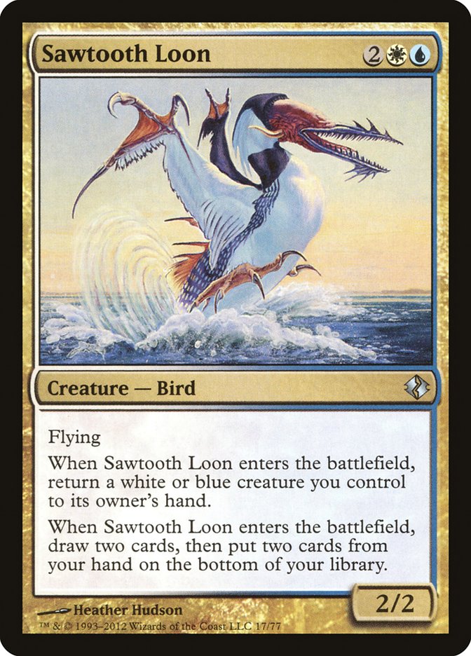 Sawtooth Loon [Duel Decks: Venser vs. Koth] | Deep Dive Games St. Marys