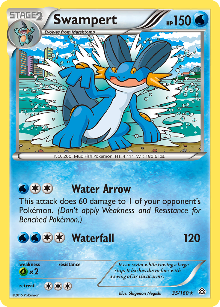 Swampert (35/160) [XY: Primal Clash] | Deep Dive Games St. Marys