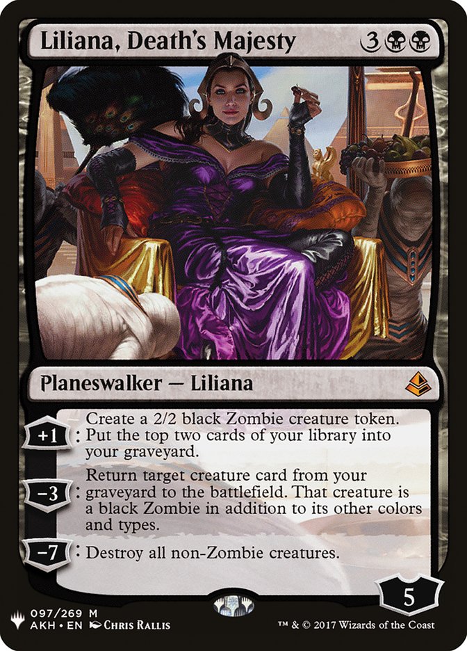 Liliana, Death's Majesty [The List] | Deep Dive Games St. Marys