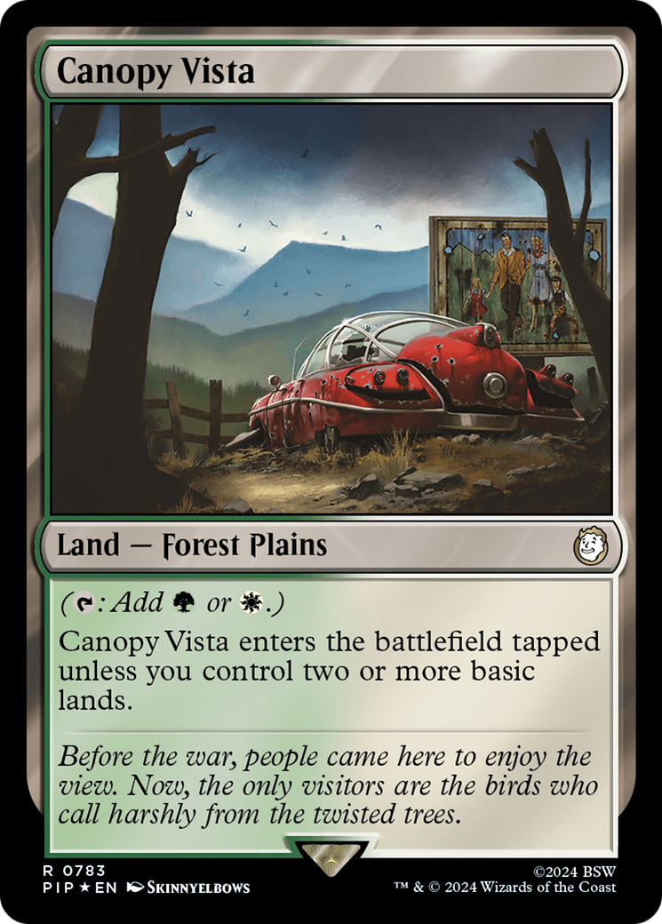 Canopy Vista (Surge Foil) [Fallout] | Deep Dive Games St. Marys