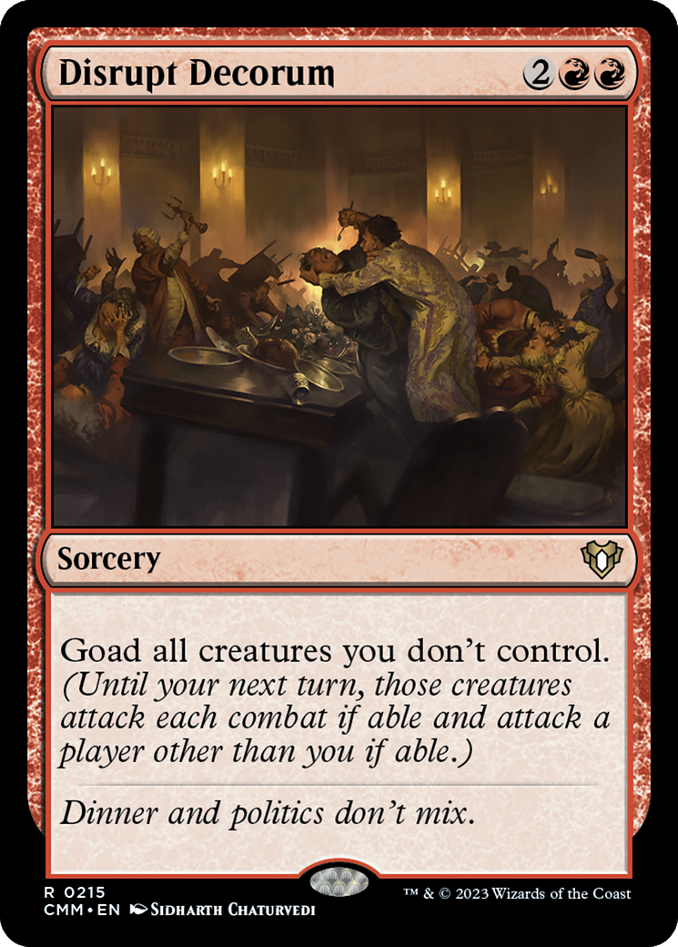 Disrupt Decorum [Commander Masters] | Deep Dive Games St. Marys