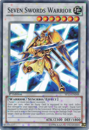 Seven Swords Warrior [SP13-EN048] Starfoil Rare | Deep Dive Games St. Marys