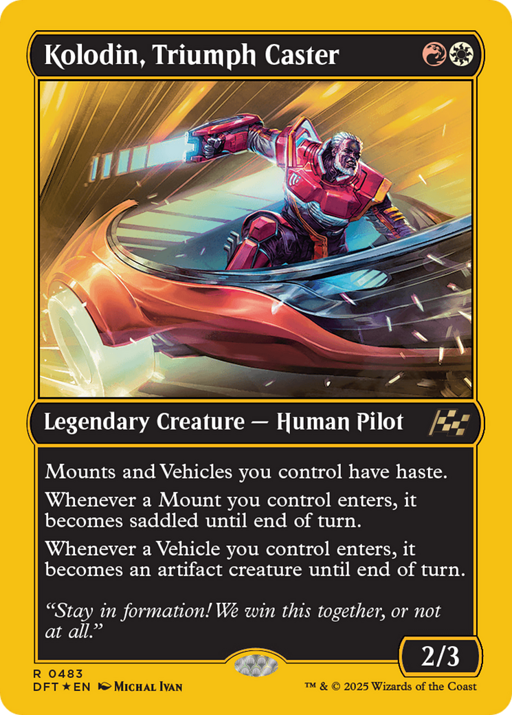 Kolodin, Triumph Caster (First-Place Foil) [Aetherdrift] | Deep Dive Games St. Marys