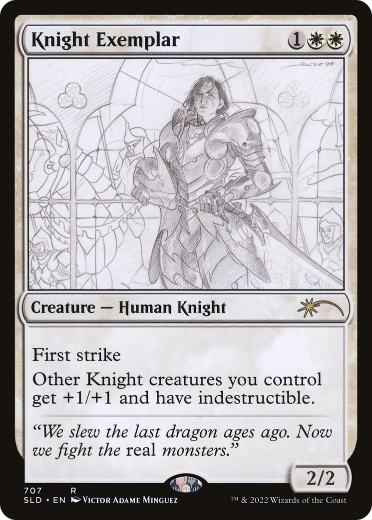Knight Exemplar (707) [Secret Lair Drop Series] | Deep Dive Games St. Marys