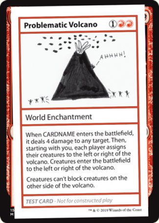 Problematic Volcano (2021 Edition) [Mystery Booster Playtest Cards] | Deep Dive Games St. Marys