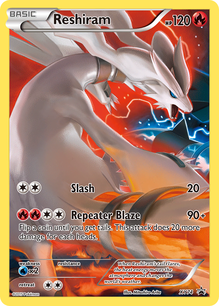 Reshiram (XY74) [XY: Black Star Promos] | Deep Dive Games St. Marys