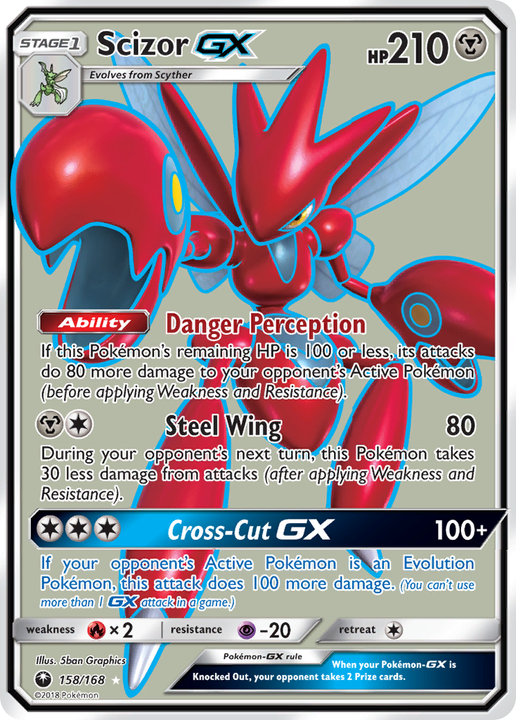 Scizor GX (158/168) [Sun & Moon: Celestial Storm] | Deep Dive Games St. Marys