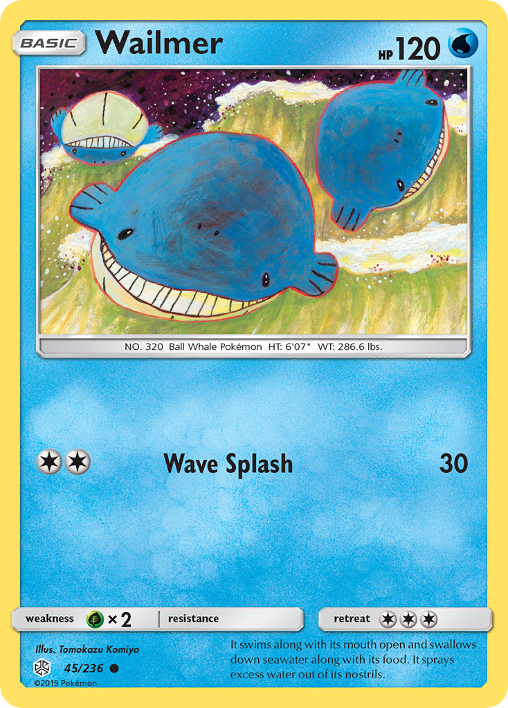 Wailmer (45/236) [Sun & Moon: Cosmic Eclipse] | Deep Dive Games St. Marys