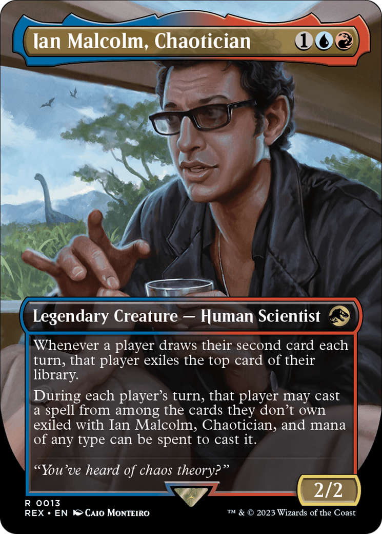 Ian Malcolm, Chaotician (Borderless) [Jurassic World Collection] | Deep Dive Games St. Marys