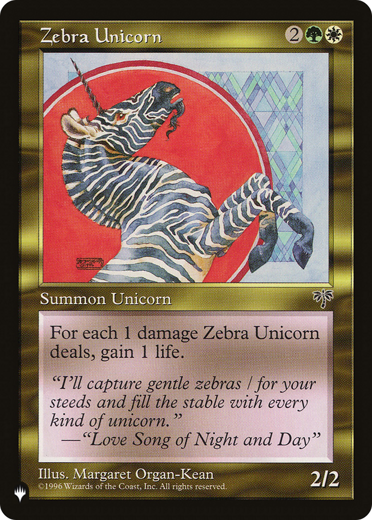 Zebra Unicorn [The List] | Deep Dive Games St. Marys