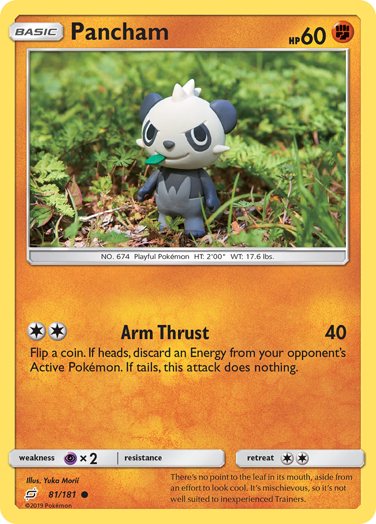 Pancham (81/181) [Sun & Moon: Team Up] | Deep Dive Games St. Marys