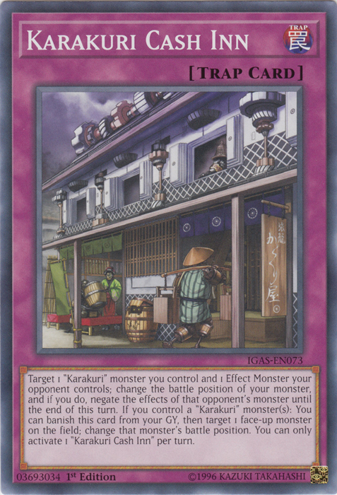 Karakuri Cash Inn [IGAS-EN073] Common | Deep Dive Games St. Marys