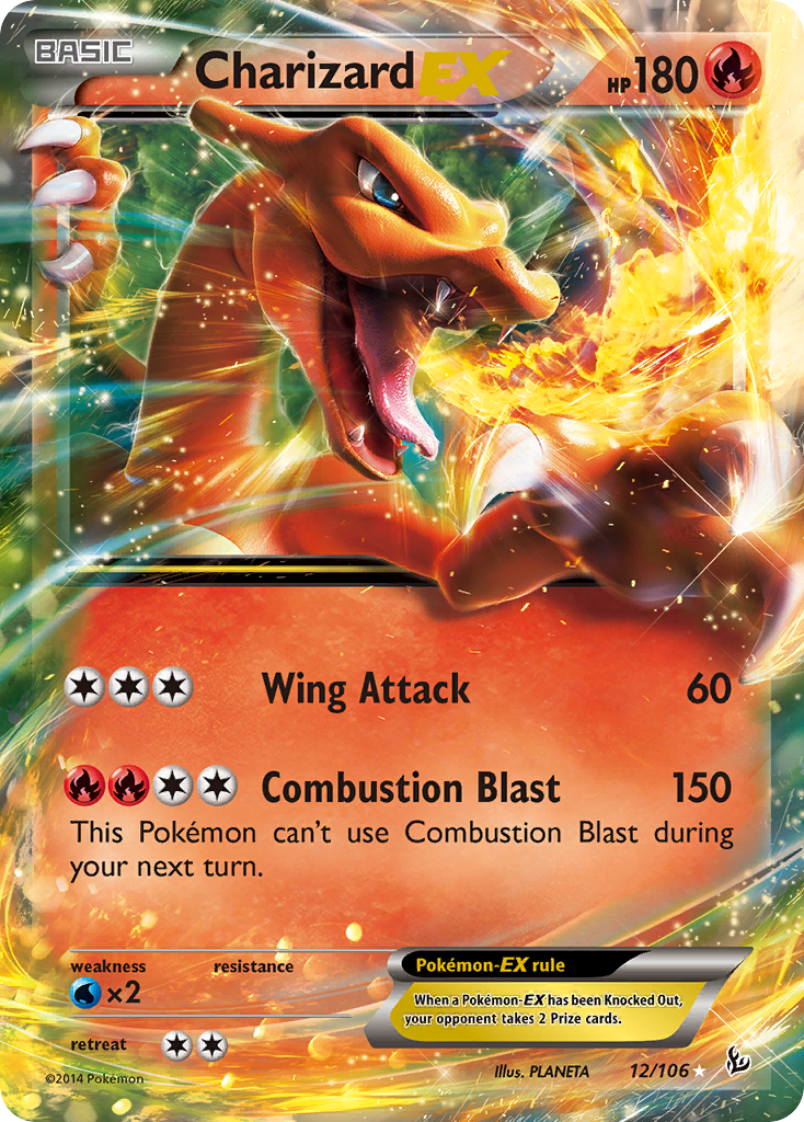 Charizard EX (12/106) [XY: Flashfire] | Deep Dive Games St. Marys