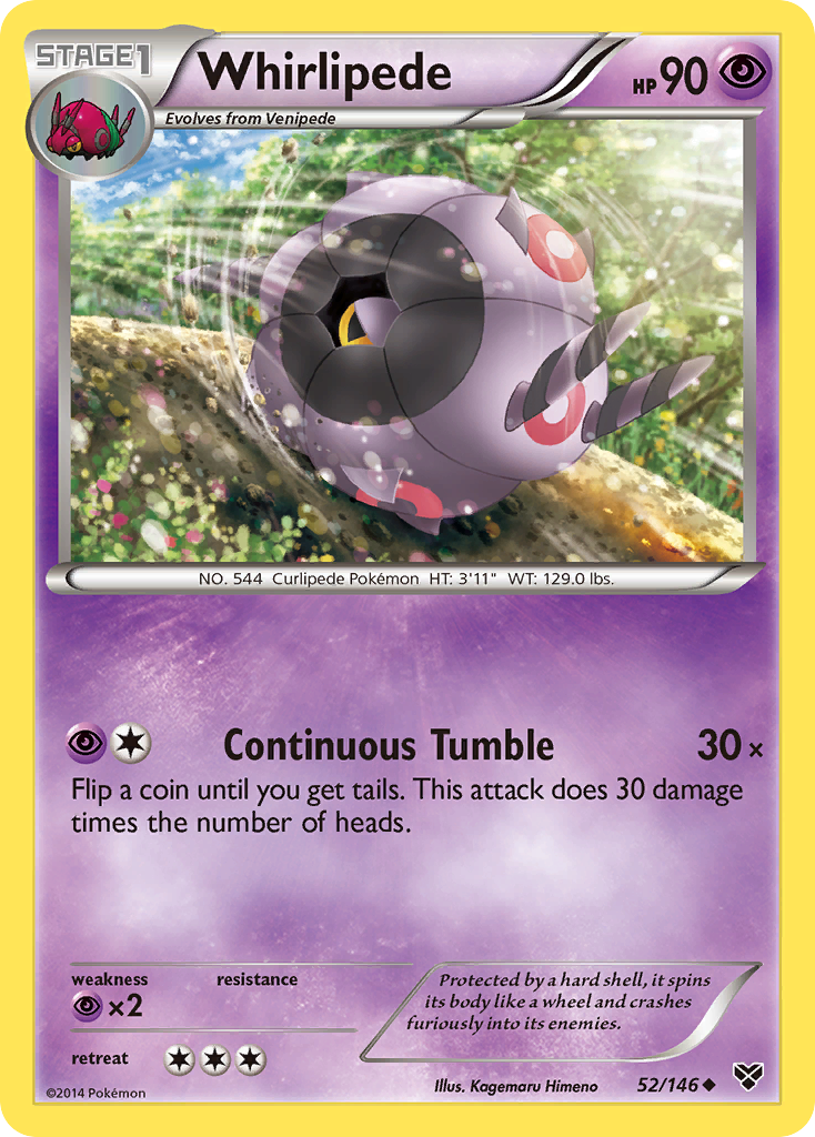 Whirlipede (52/146) [XY: Base Set] | Deep Dive Games St. Marys