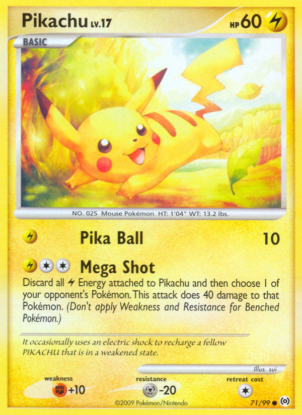 Pikachu (71/99) [Platinum: Arceus] | Deep Dive Games St. Marys