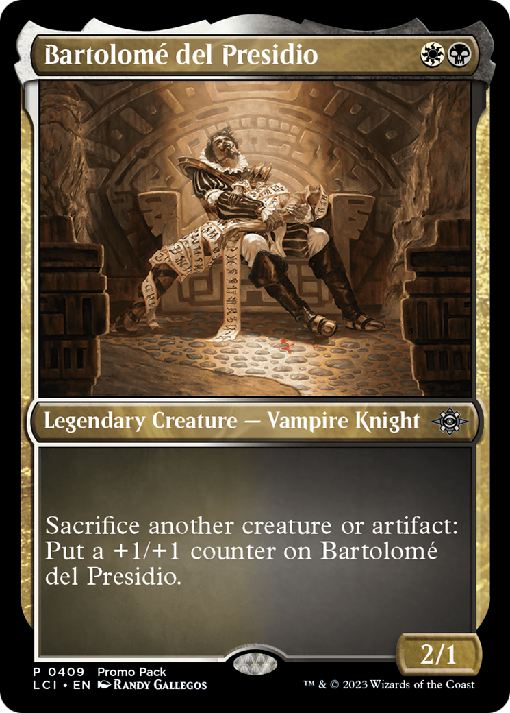 Bartolome del Presidio (Promo Pack) [The Lost Caverns of Ixalan Promos] | Deep Dive Games St. Marys