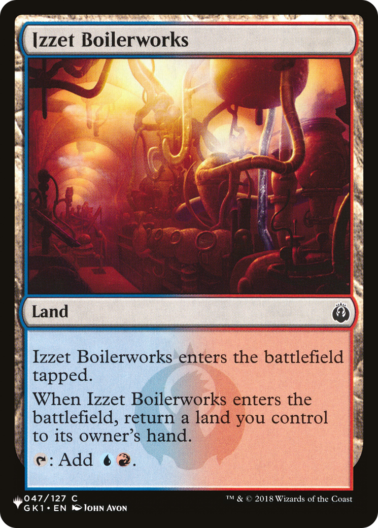 Izzet Boilerworks (GK1) [The List] | Deep Dive Games St. Marys