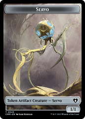 Servo // Elf Druid Double-Sided Token [Commander Masters Tokens] | Deep Dive Games St. Marys