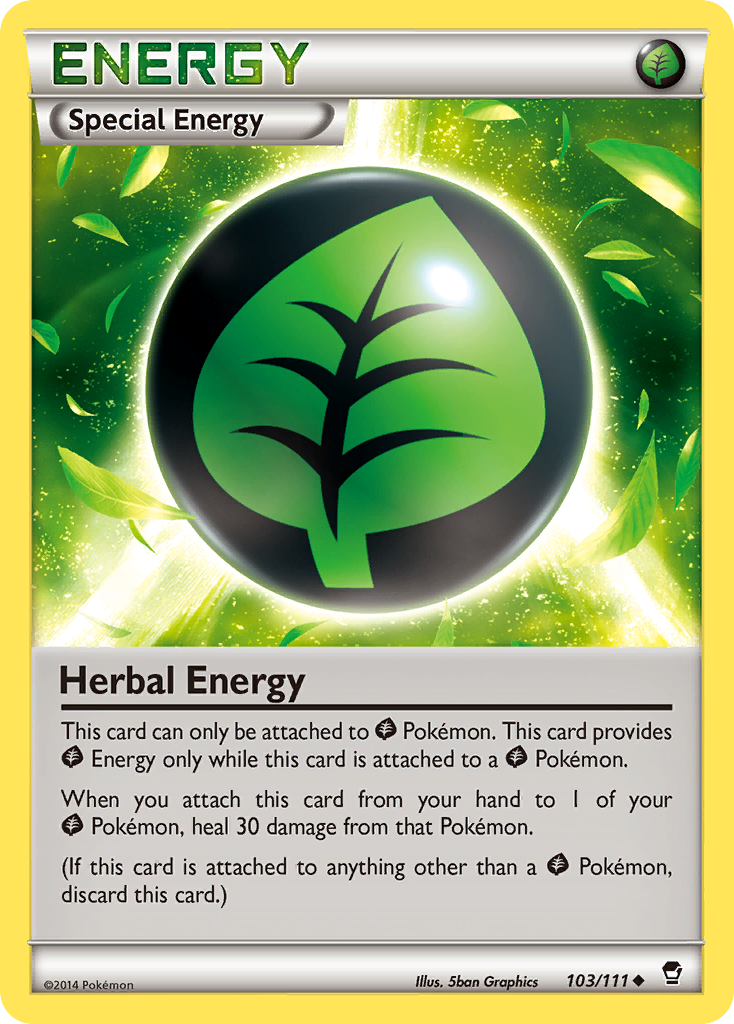 Herbal Energy (103/111) [XY: Furious Fists] | Deep Dive Games St. Marys