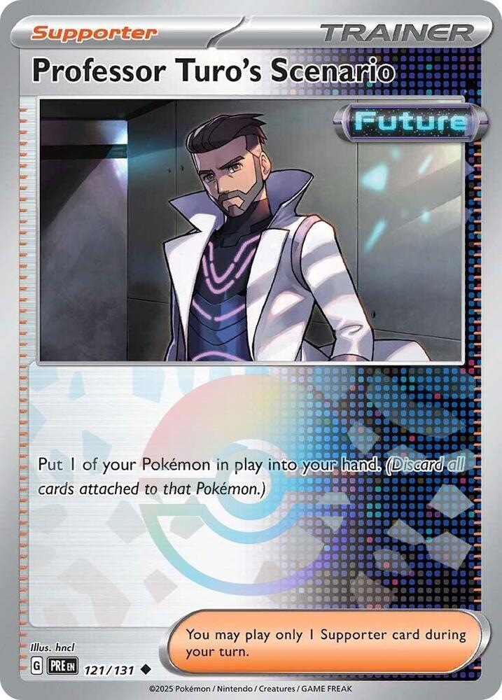 Professor Turo's Scenario (121/131) (Poke Ball Pattern) [Scarlet & Violet: Prismatic Evolutions] | Deep Dive Games St. Marys