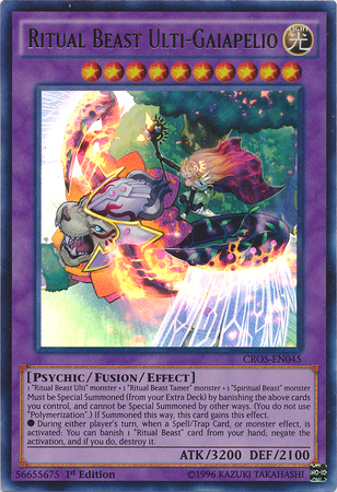 Ritual Beast Ulti-Gaiapelio [CROS-EN045] Ultra Rare | Deep Dive Games St. Marys