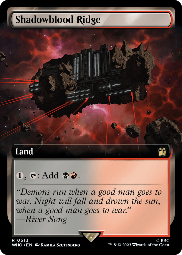 Shadowblood Ridge (Extended Art) [Doctor Who] | Deep Dive Games St. Marys