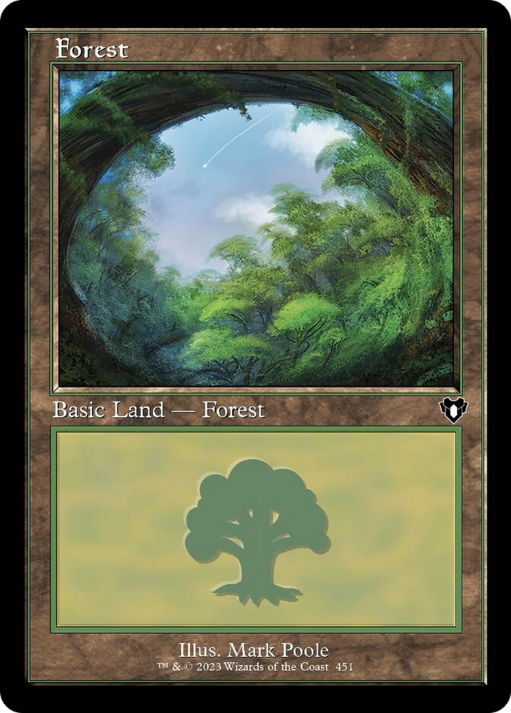 Forest (451) (Retro) [Commander Masters] | Deep Dive Games St. Marys