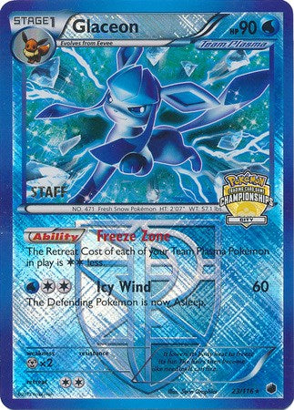 Glaceon (023/116) (City Championships) (Staff) [League & Championship Cards] | Deep Dive Games St. Marys