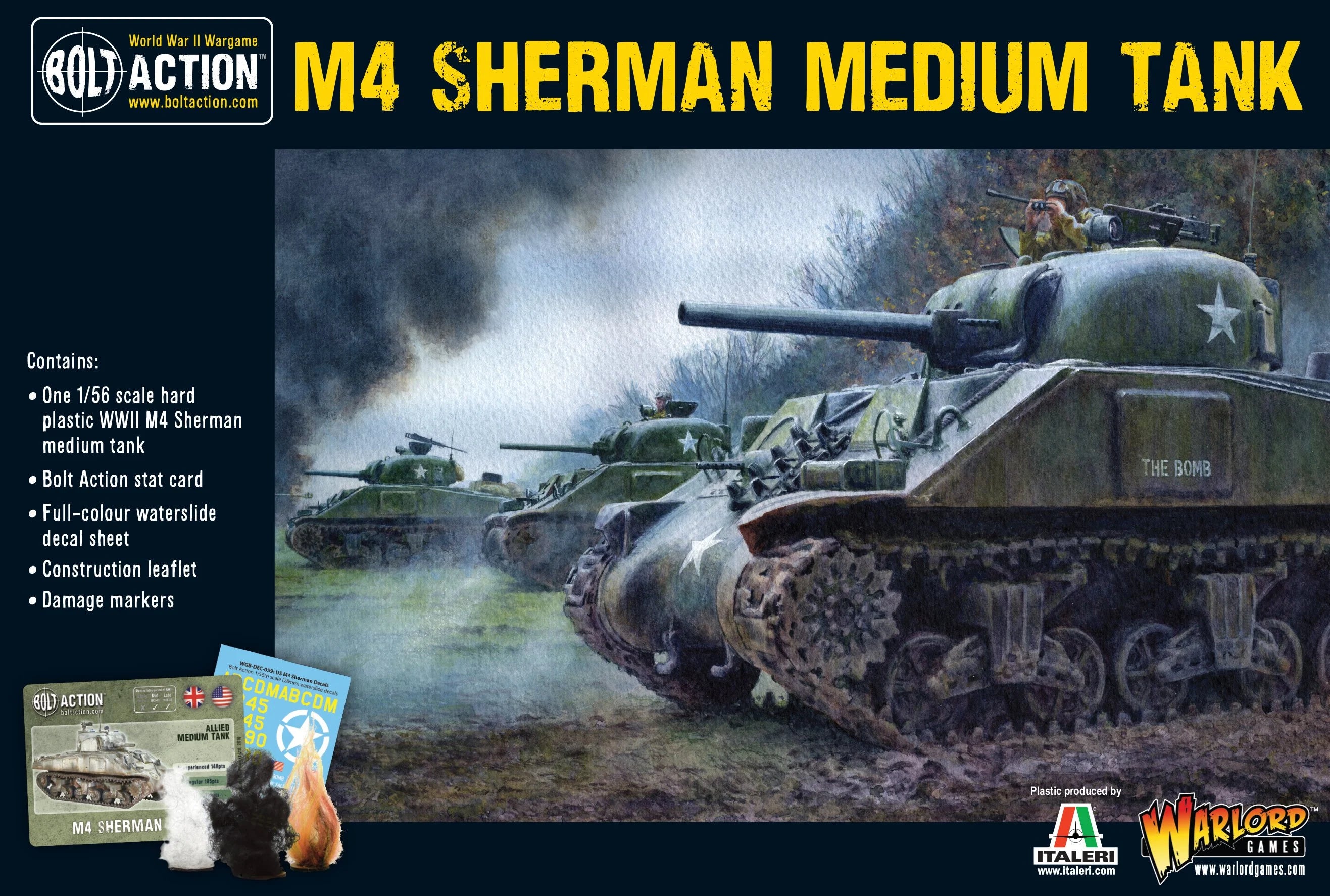 M4 Sherman Medium Tank (Plastic) | Deep Dive Games St. Marys