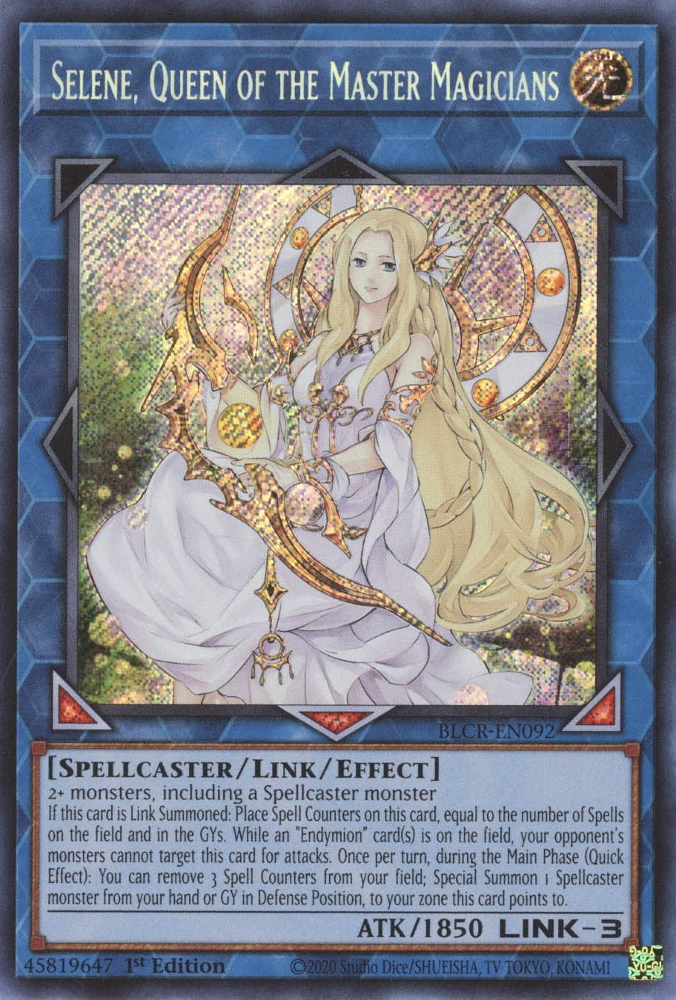 Selene, Queen of the Master Magicians [BLCR-EN092] Secret Rare | Deep Dive Games St. Marys