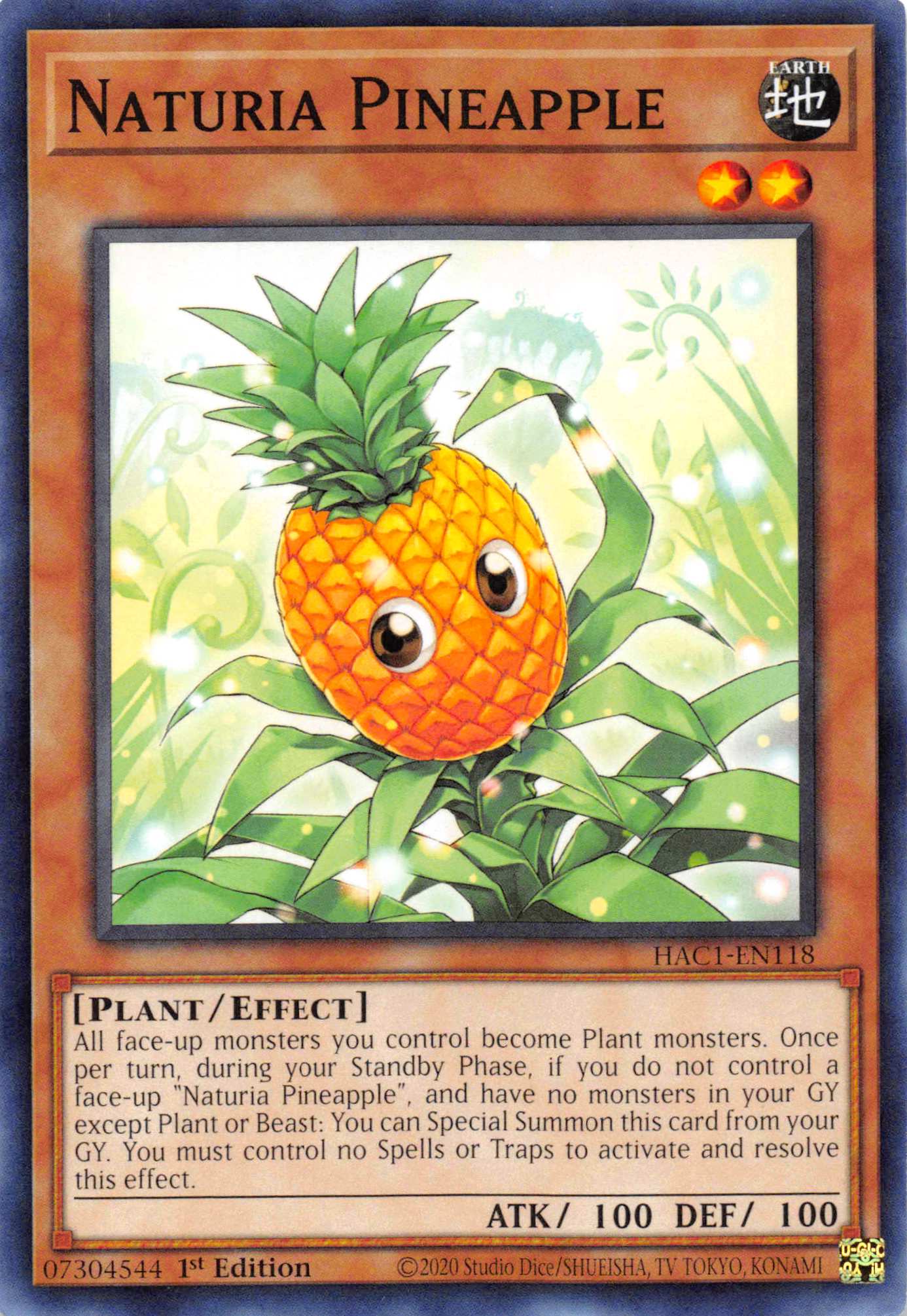 Naturia Pineapple [HAC1-EN118] Common | Deep Dive Games St. Marys