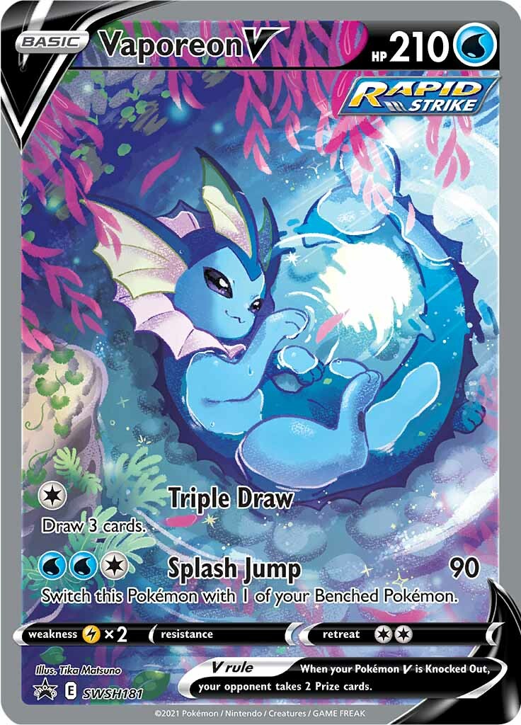 Vaporeon V (SWSH181) [Sword & Shield: Black Star Promos] | Deep Dive Games St. Marys