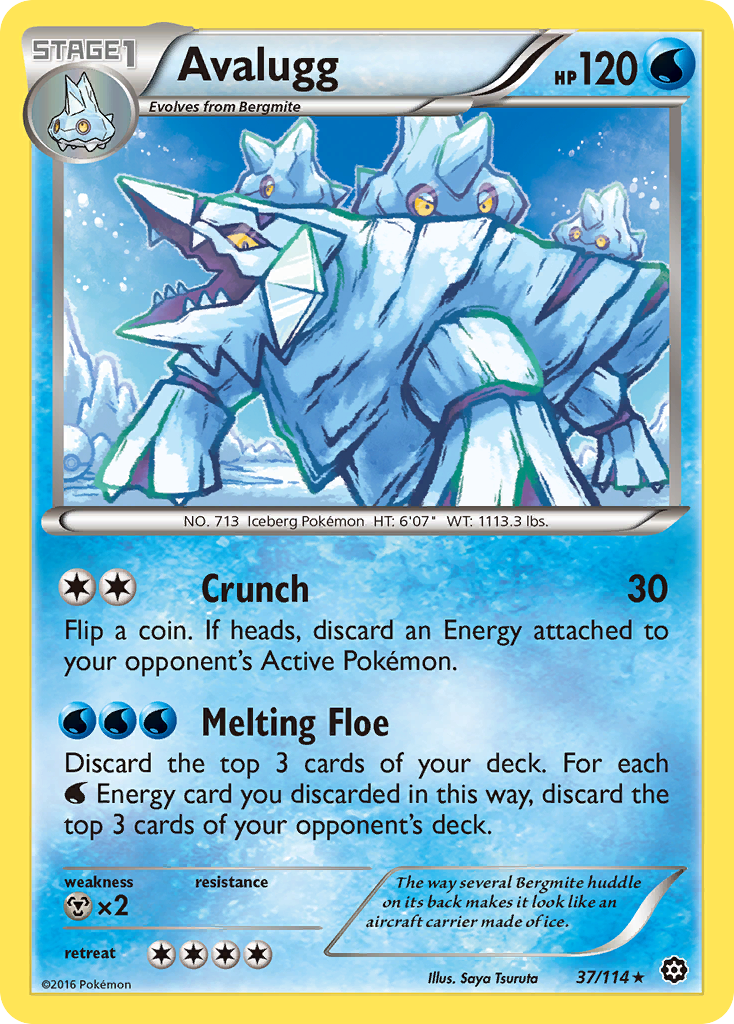 Avalugg (37/114) [XY: Steam Siege] | Deep Dive Games St. Marys