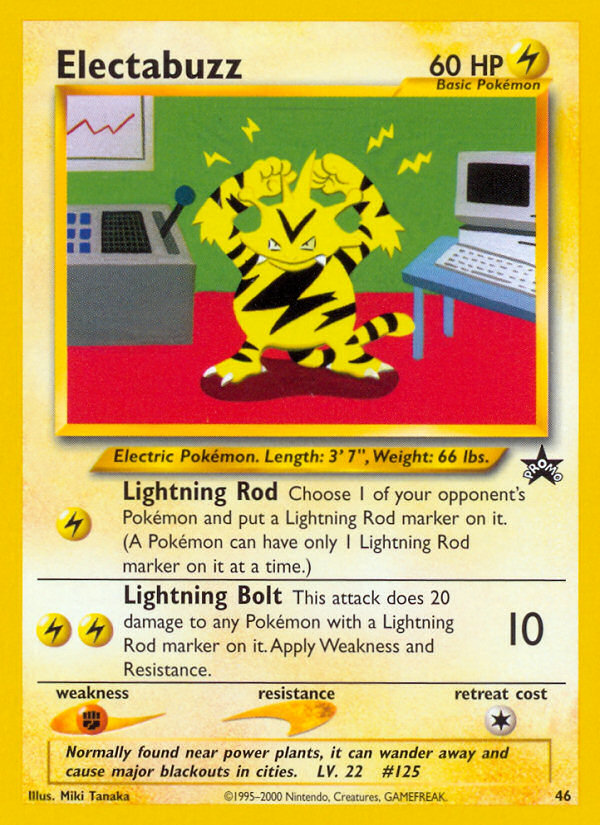 Electabuzz (46) [Wizards of the Coast: Black Star Promos] | Deep Dive Games St. Marys