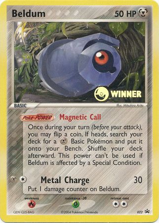 Beldum (022) (Winner Promo) [League & Championship Cards] | Deep Dive Games St. Marys