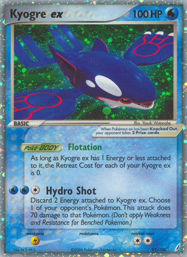 Kyogre ex (95/100) [EX: Crystal Guardians] | Deep Dive Games St. Marys