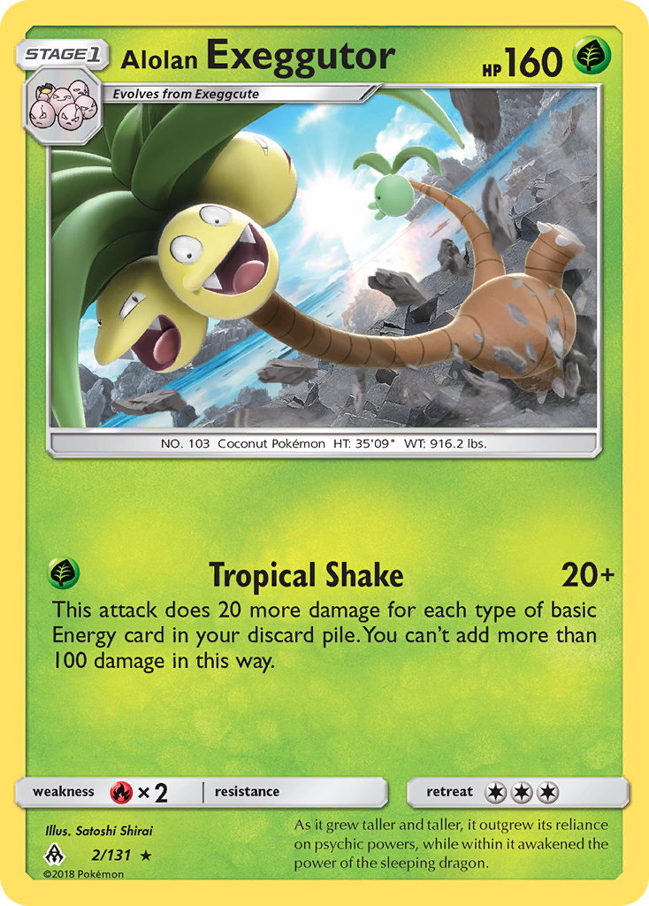 Alolan Exeggutor (2/131) [Sun & Moon: Forbidden Light] | Deep Dive Games St. Marys